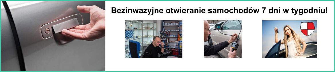 Jak otworzyć auto bez kluczyka? Pogotowie zamkowe Gdańsk 24h