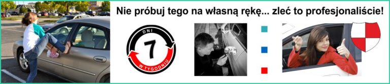 Jak otworzyć zatrzaśnięte drzwi w samochodzie? 600-277-499