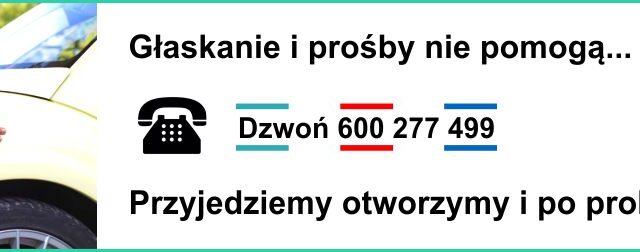 Co zrobić, gdy w aucie zatrzaśnie się klucz?