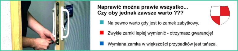 Czy można naprawić zamek do drzwi?
