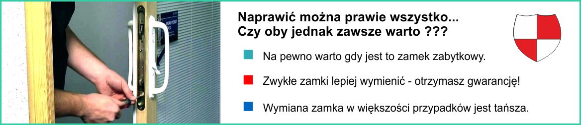 Czy można naprawić zamek do drzwi?