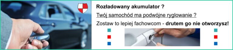 Jak otworzyć samochód, kiedy rozładuje się akumulator? 600-277-499